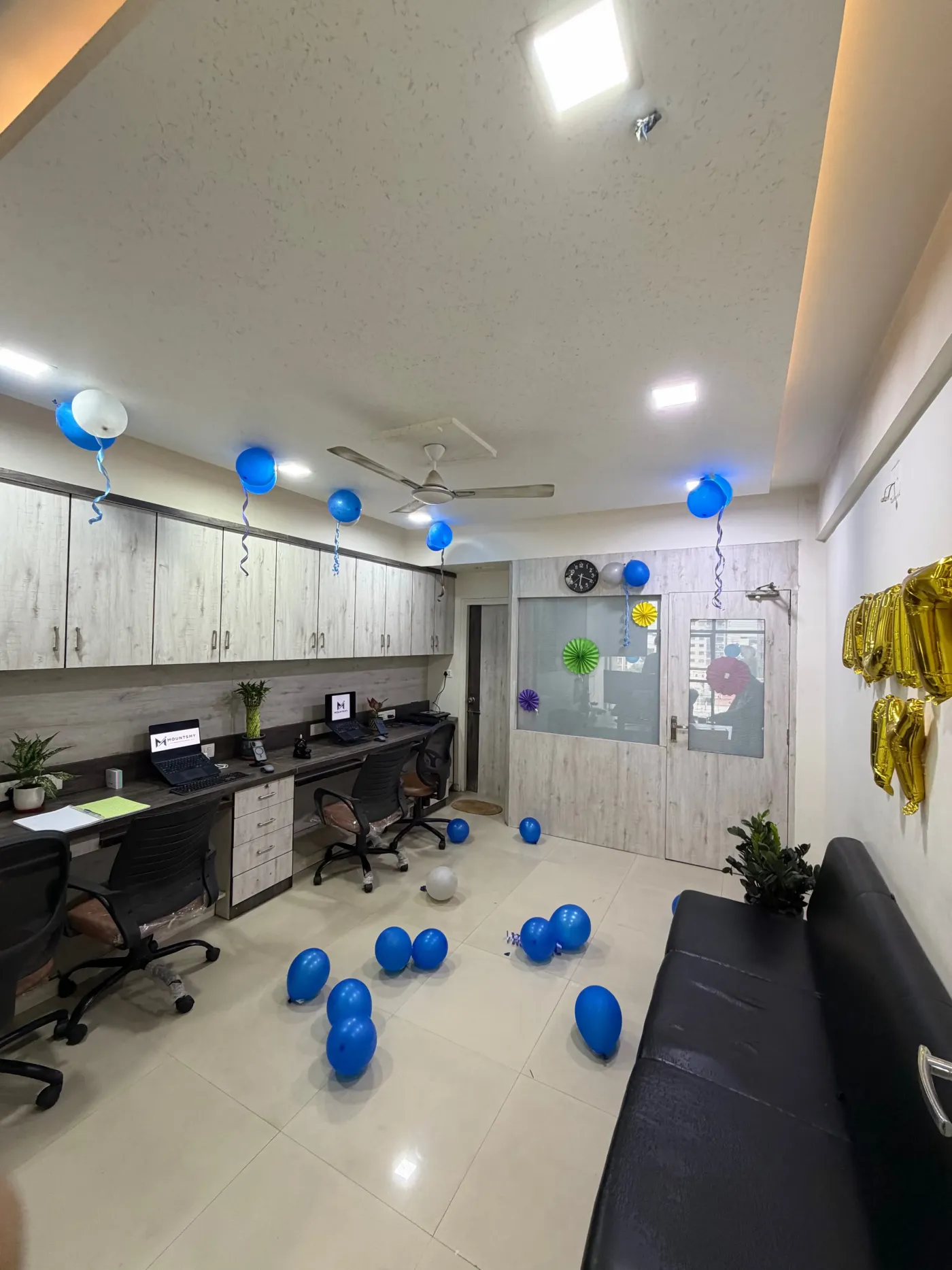 Inside the MOUNTSMY office in Ahmedabad